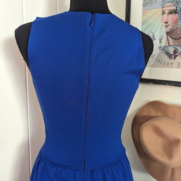 Madewell Cobalt Blue Dress Coastal Cowgirl Tenniscore Preppy Sailor Chic XS - Picture 9 of 9